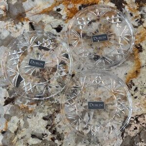 Dublin Crystal Coasters Set of 3